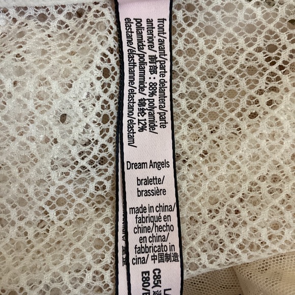 Victoria’s Secret Dream Angels Off The Shoulder Lace Bralette in Cream size L - Picture 13 of 13